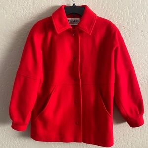 Penguin vintage coat 100% wool size 6